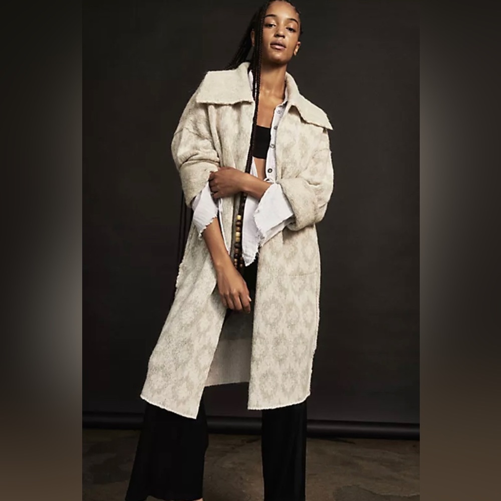 Free People Like A Diamond Sweater Coat